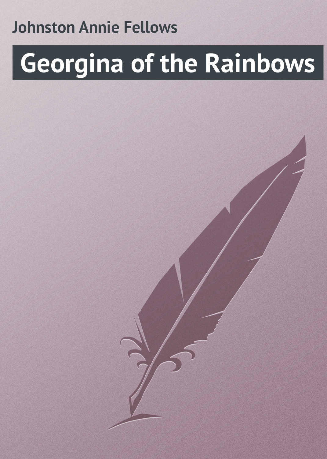 Обложка книги «Georgina of the Rainbows»