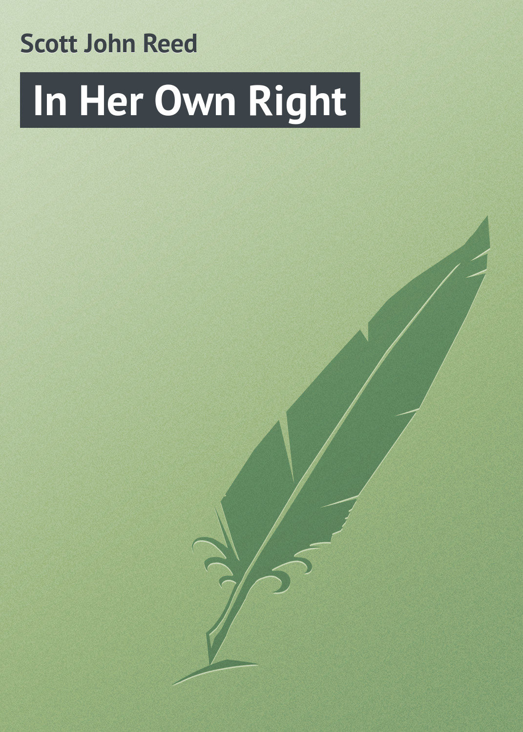 Обложка книги «In Her Own Right»