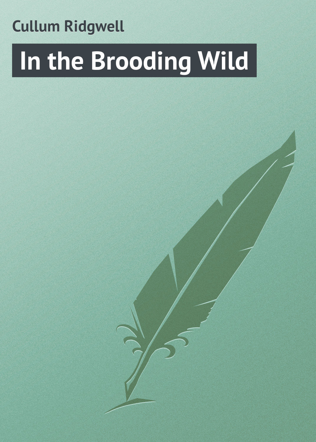 Обложка книги «In the Brooding Wild»
