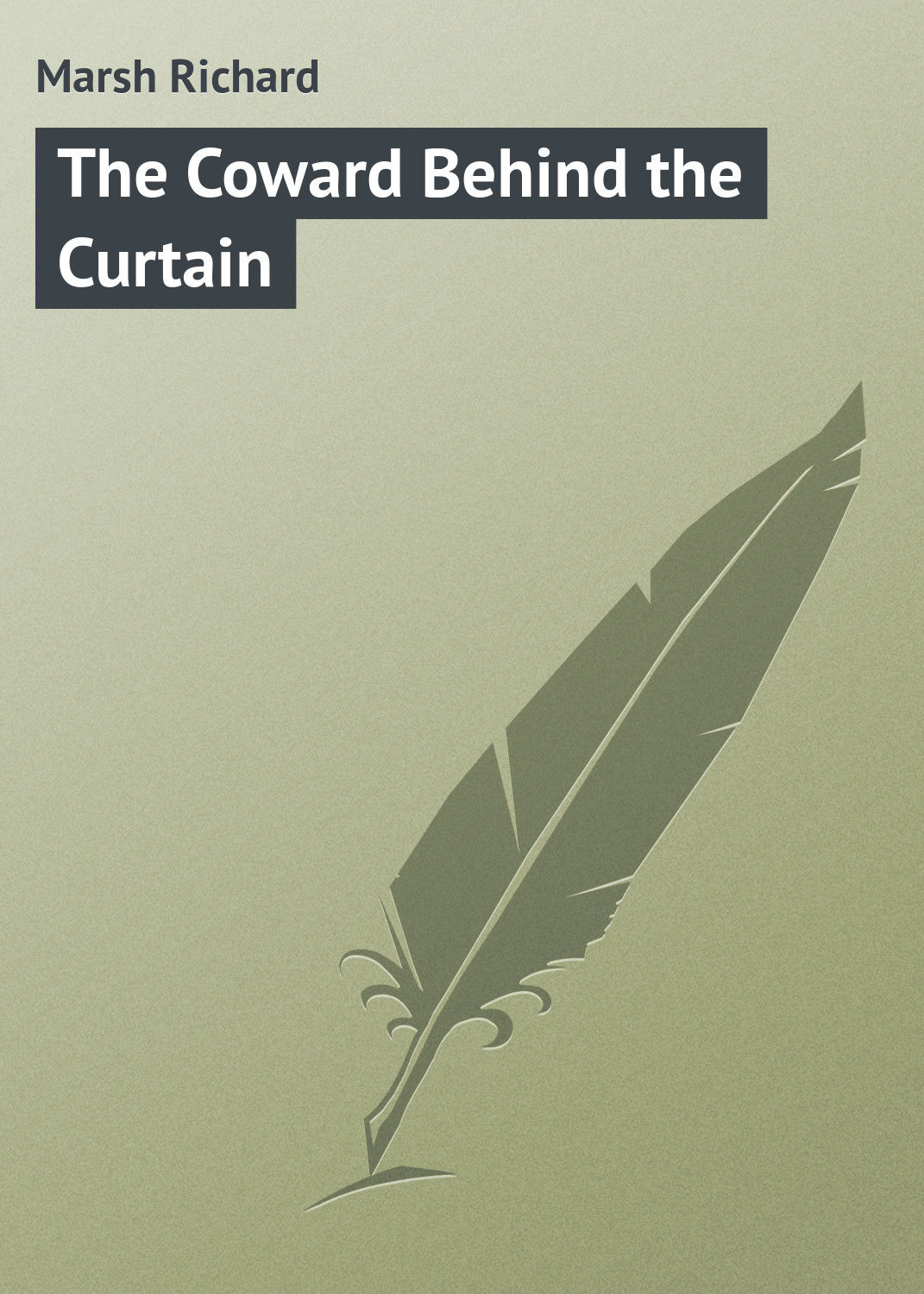 Обложка книги «The Coward Behind the Curtain»