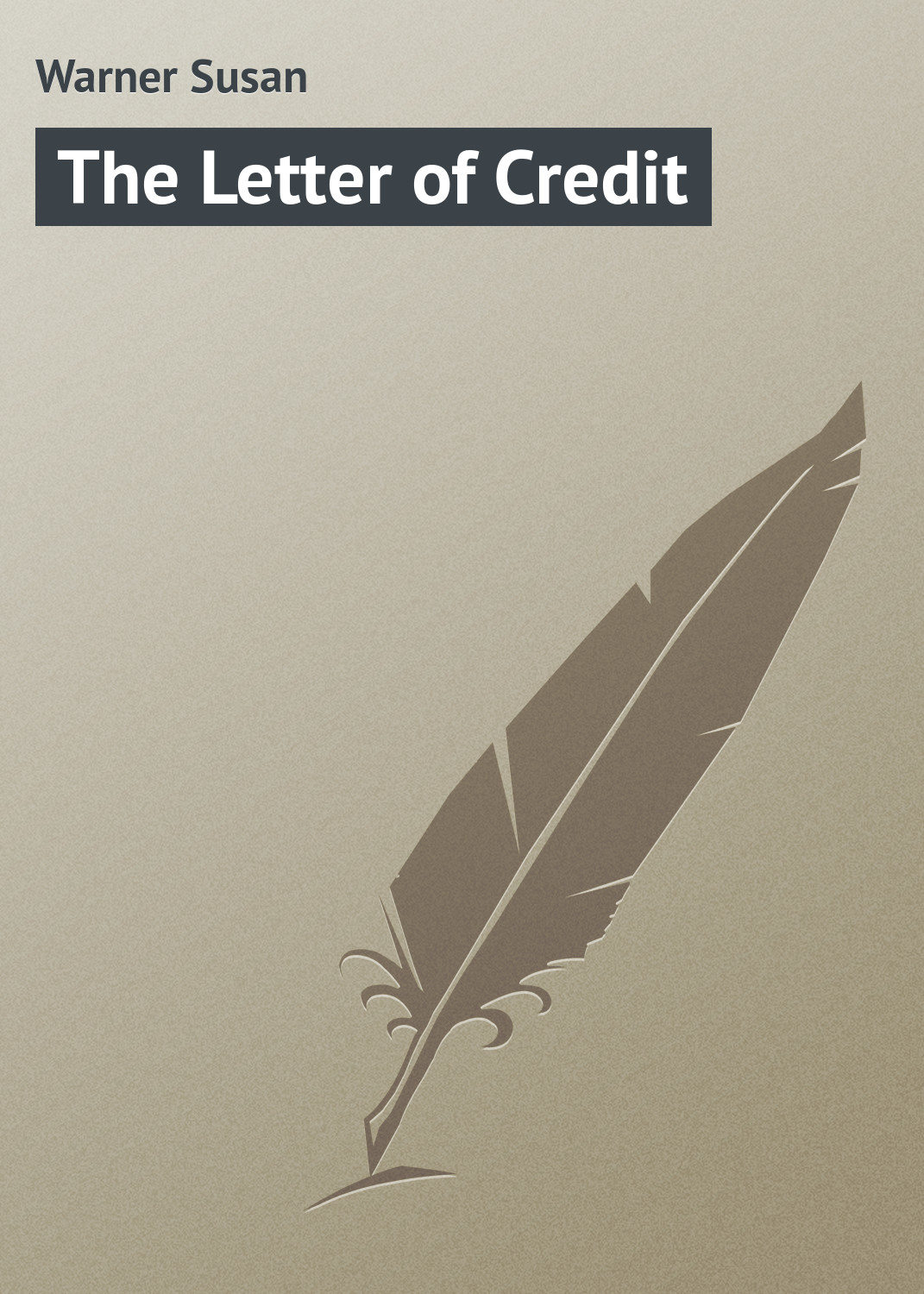 Обложка книги «The Letter of Credit»