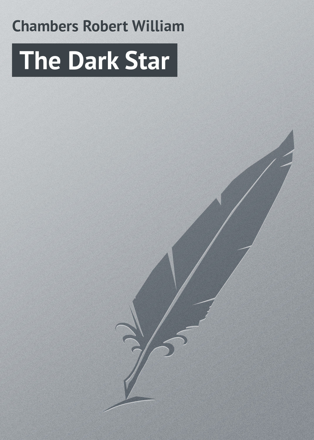 Обложка книги «The Dark Star»