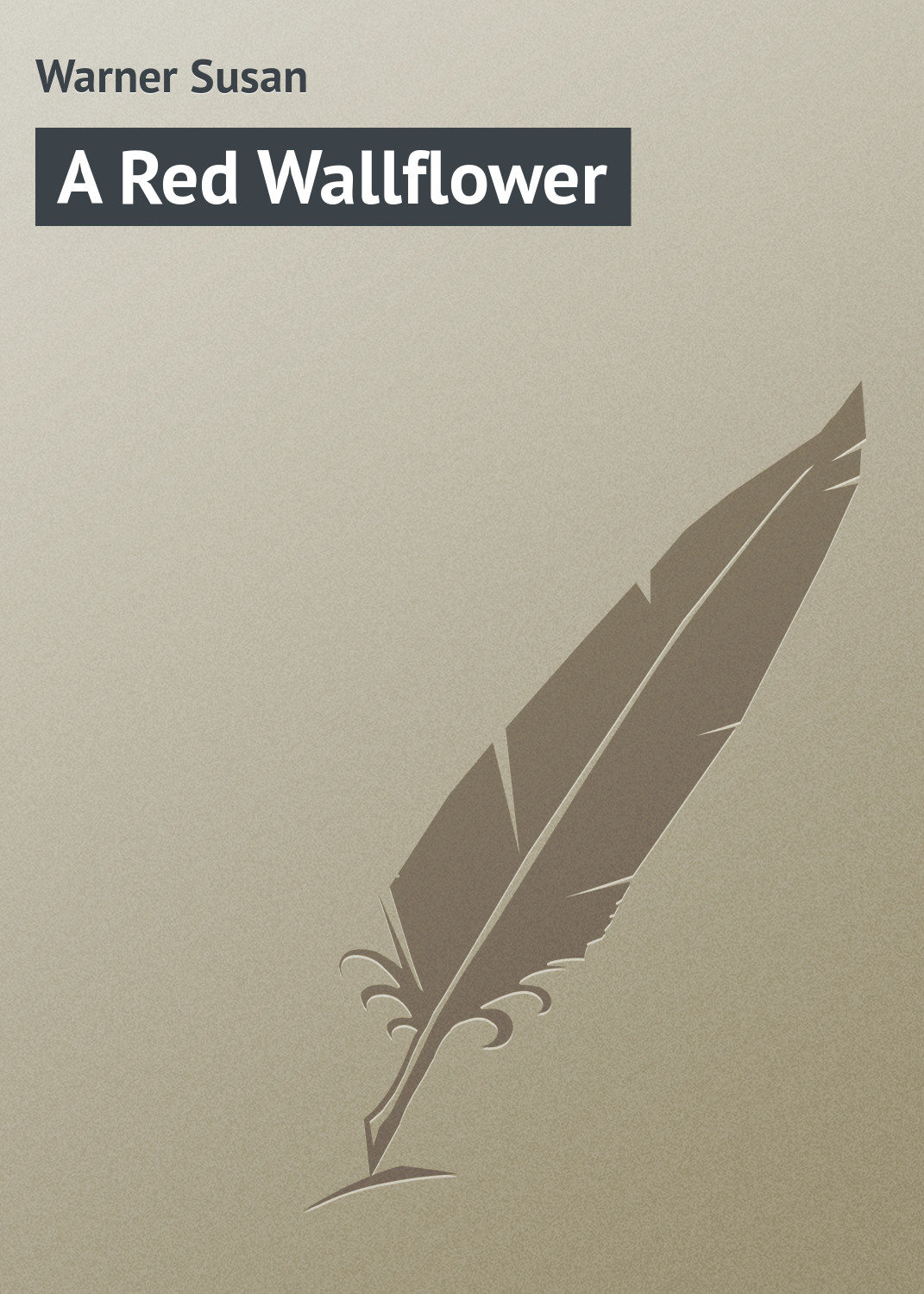 Обложка книги «A Red Wallflower»