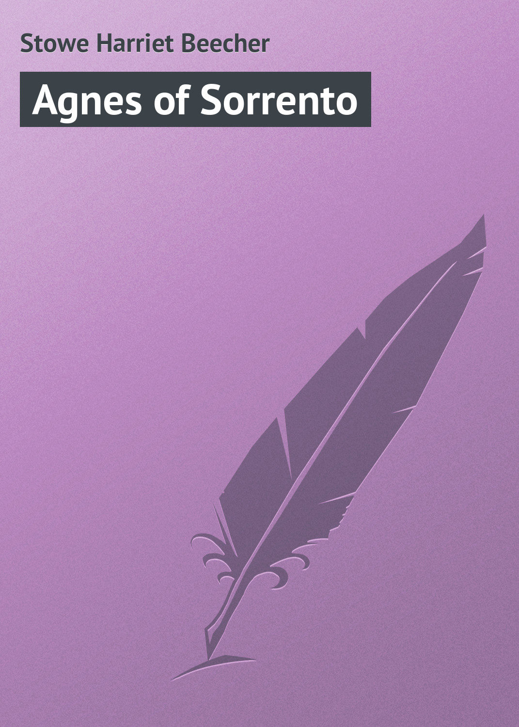 Обложка книги «Agnes of Sorrento»