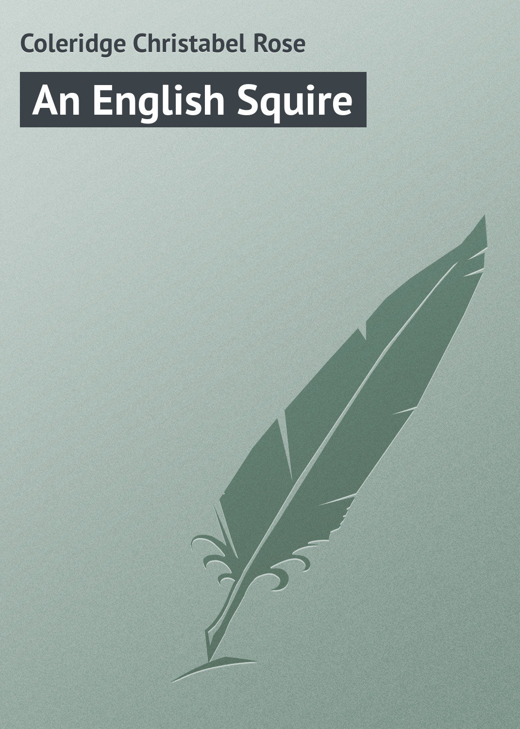Обложка книги «An English Squire»