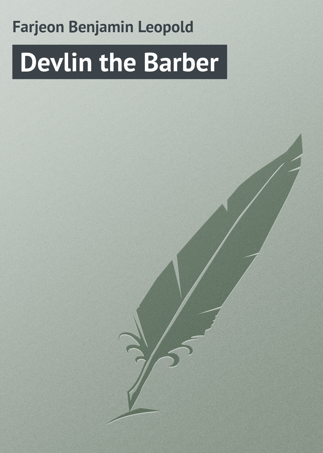 Обложка книги «Devlin the Barber»