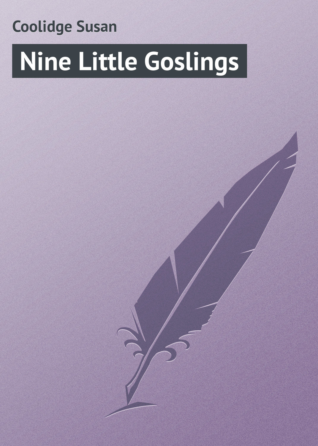 Обложка книги «Nine Little Goslings»