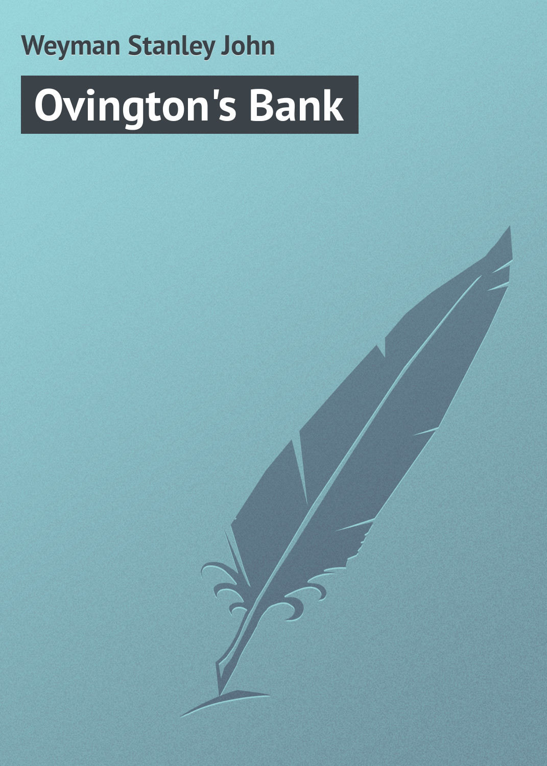 Обложка книги «Ovington's Bank»