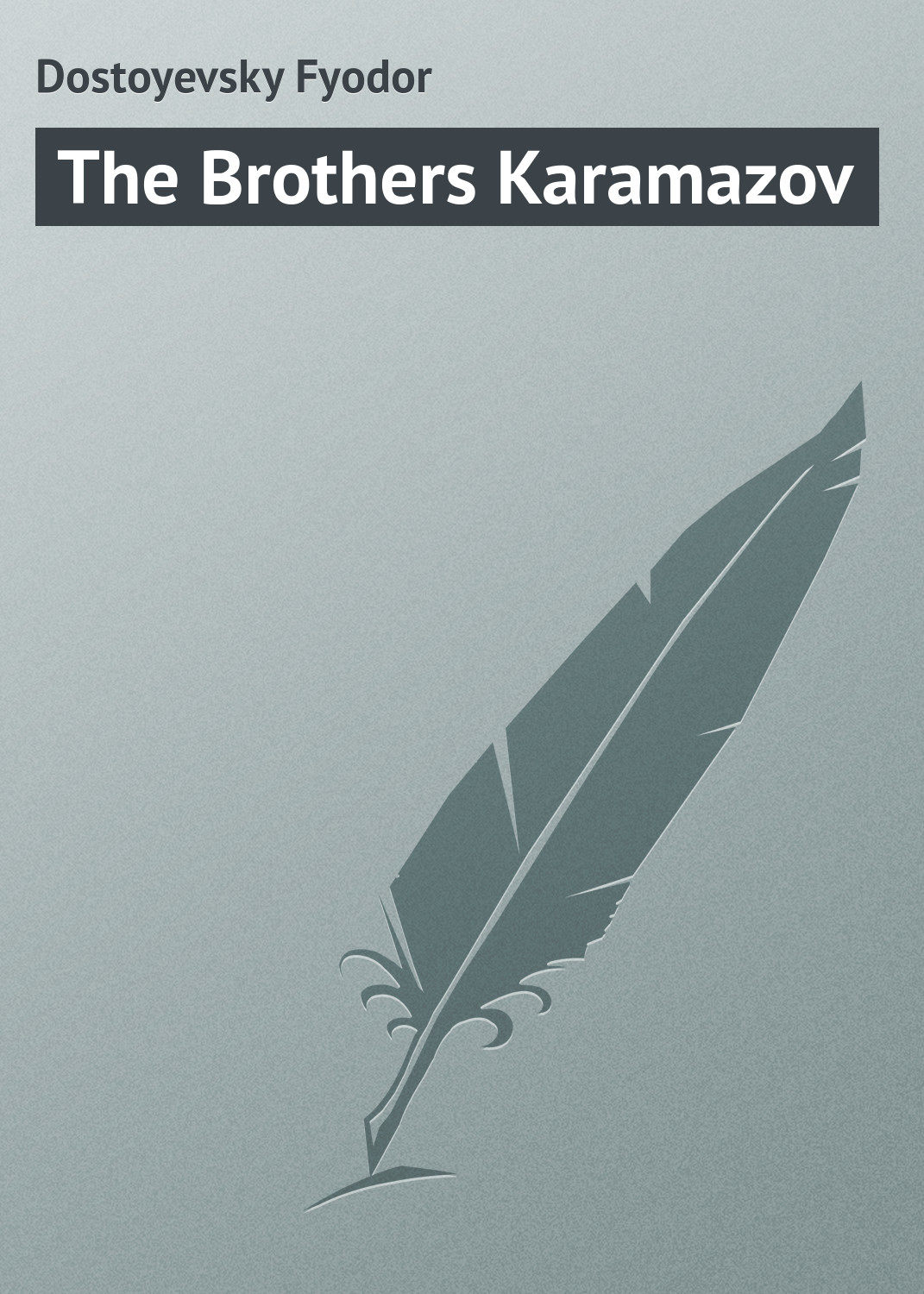 Обложка книги «The Brothers Karamazov»