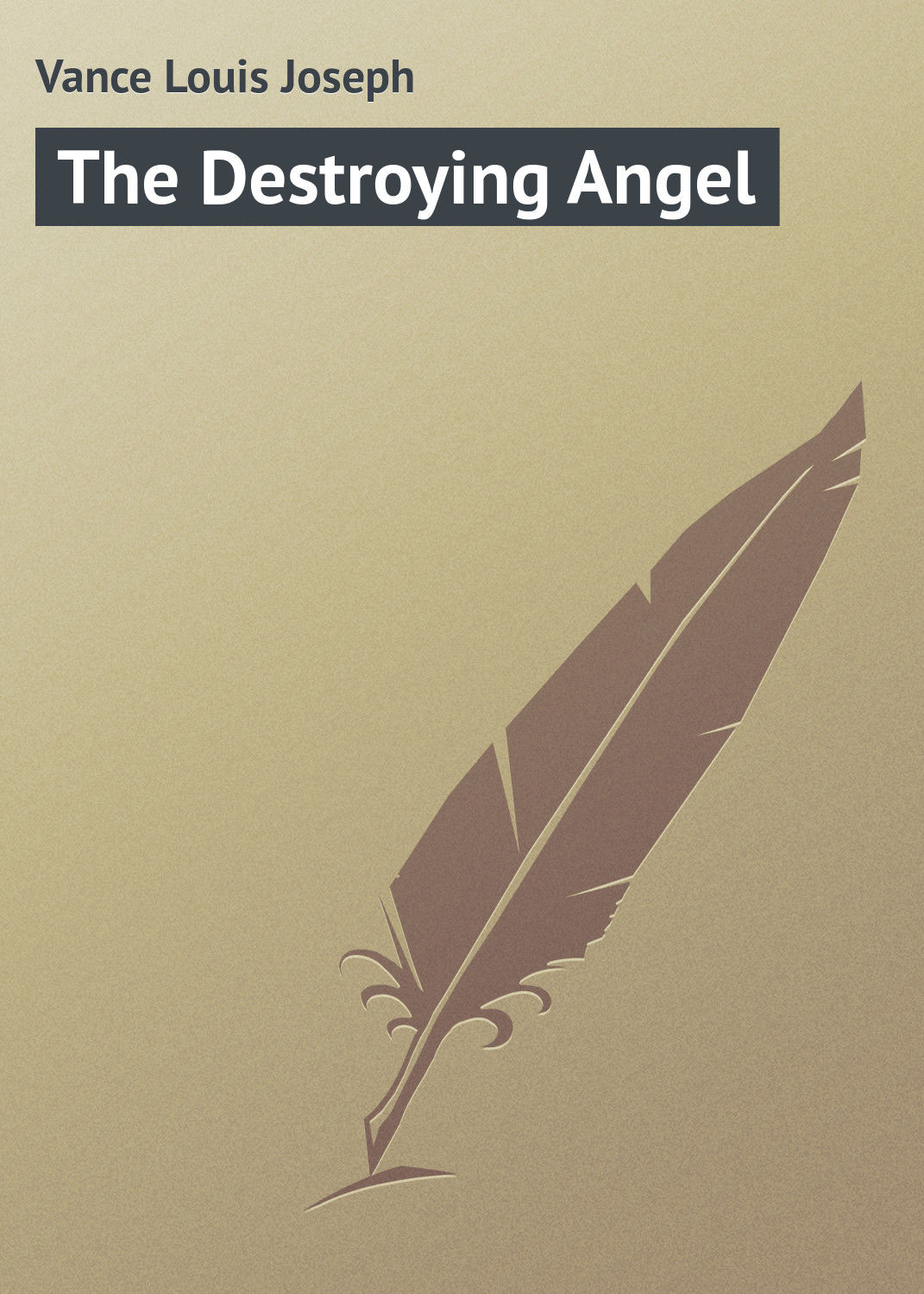 Обложка книги «The Destroying Angel»