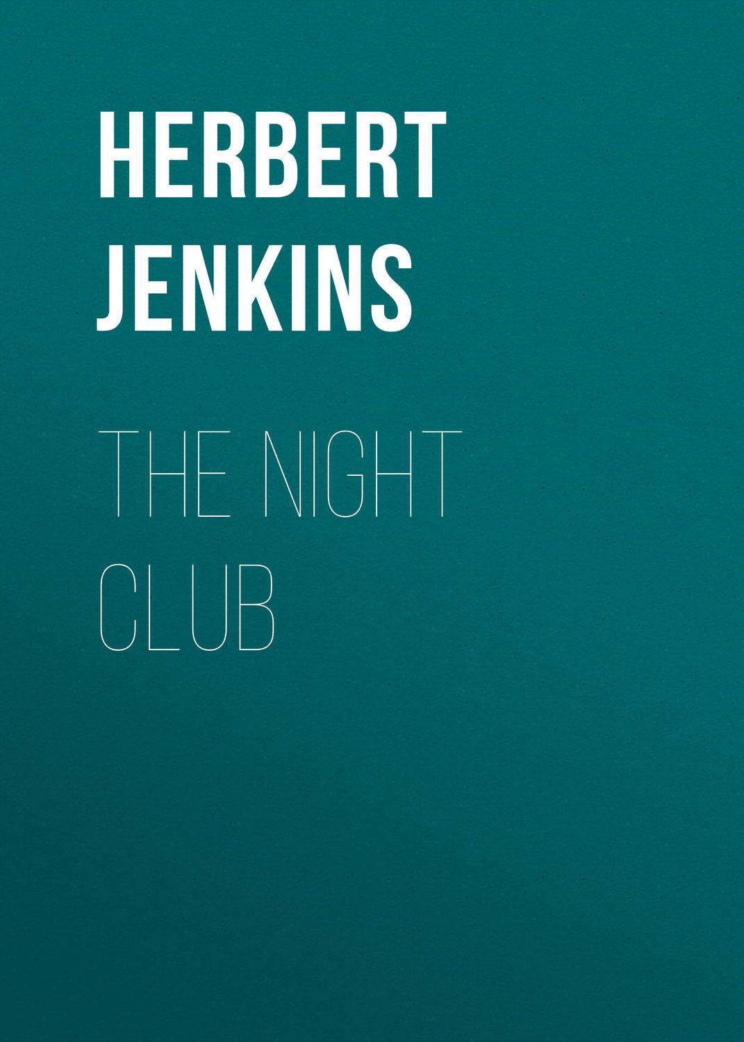 Обложка книги «The Night Club»