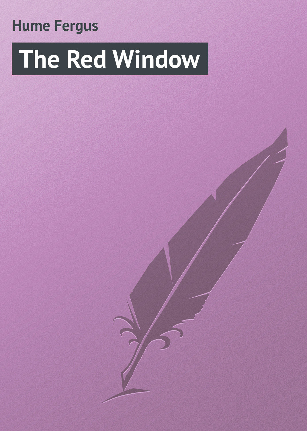 Обложка книги «The Red Window»