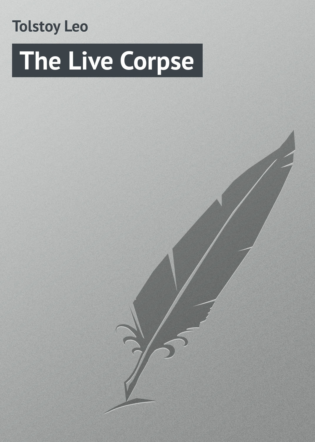 Обложка книги «The Live Corpse»