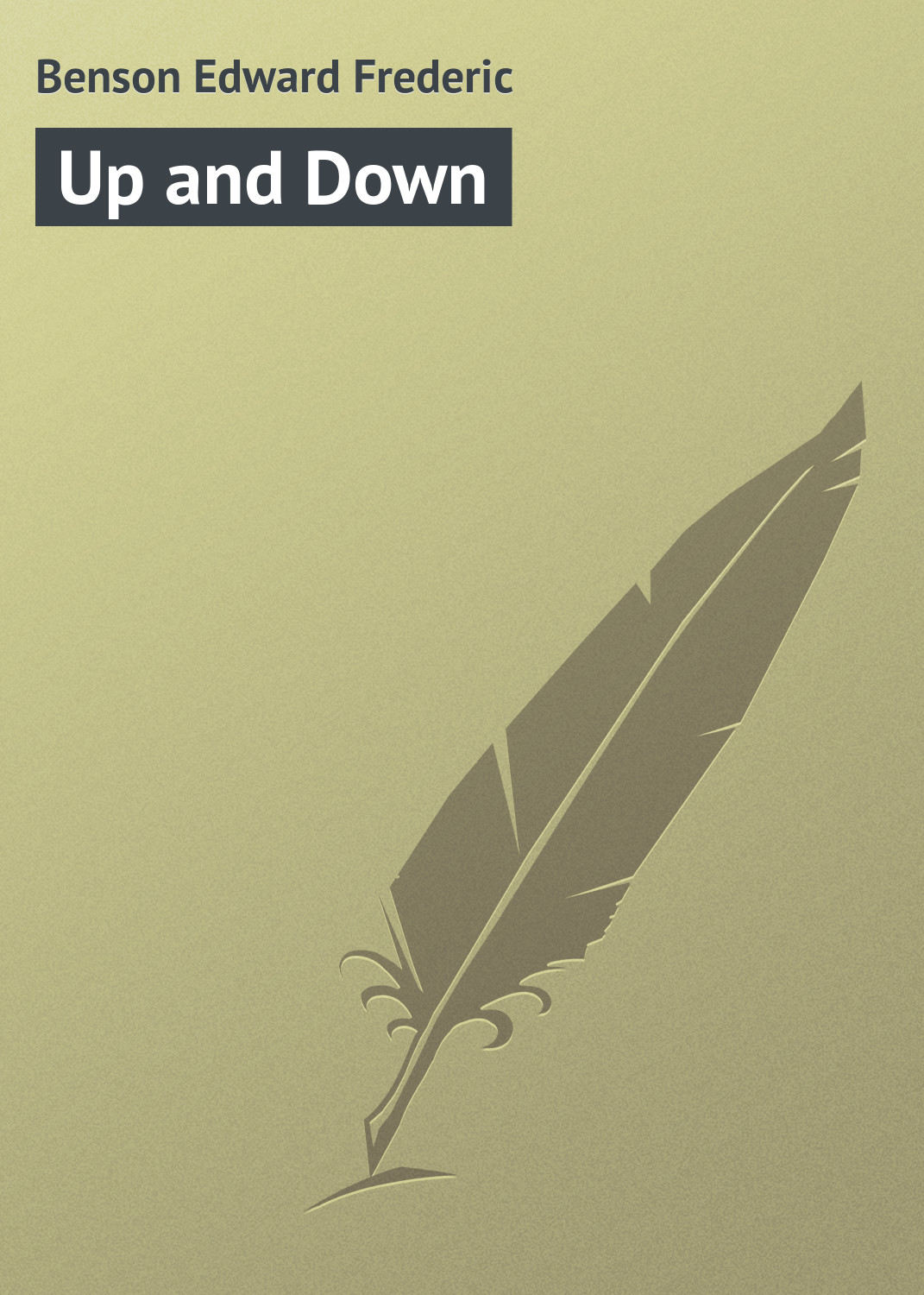Обложка книги «Up and Down»