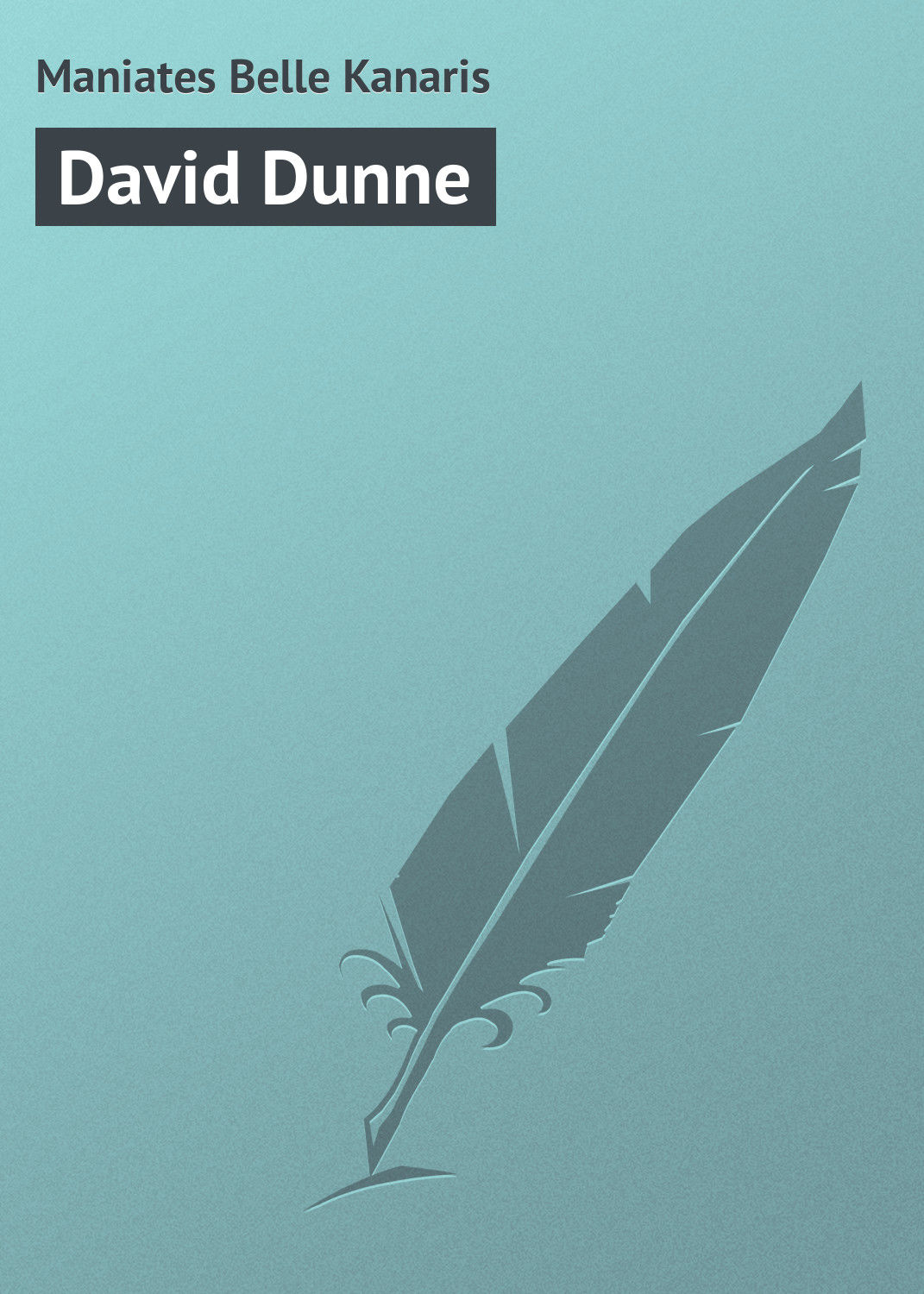 Обложка книги «David Dunne»