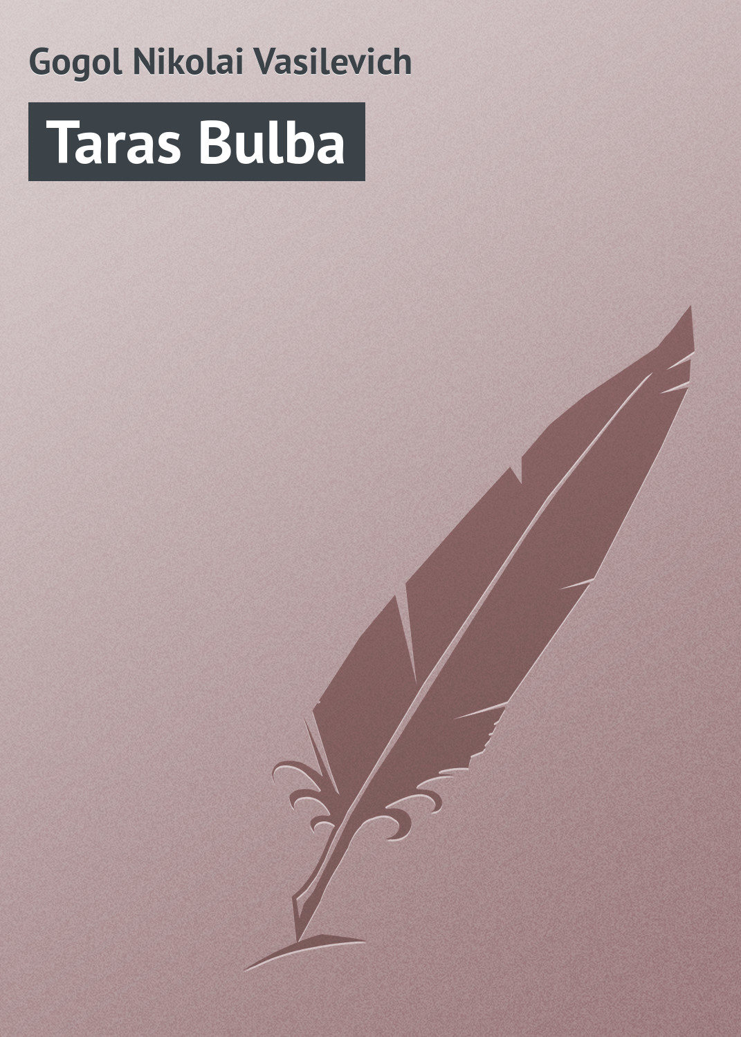 Обложка книги «Taras Bulba»