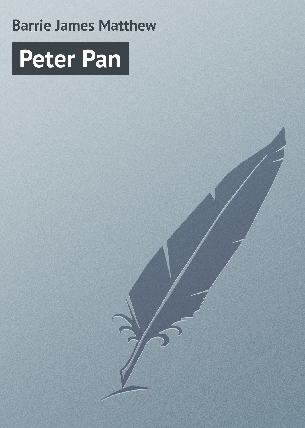 Обложка книги «Peter Pan»