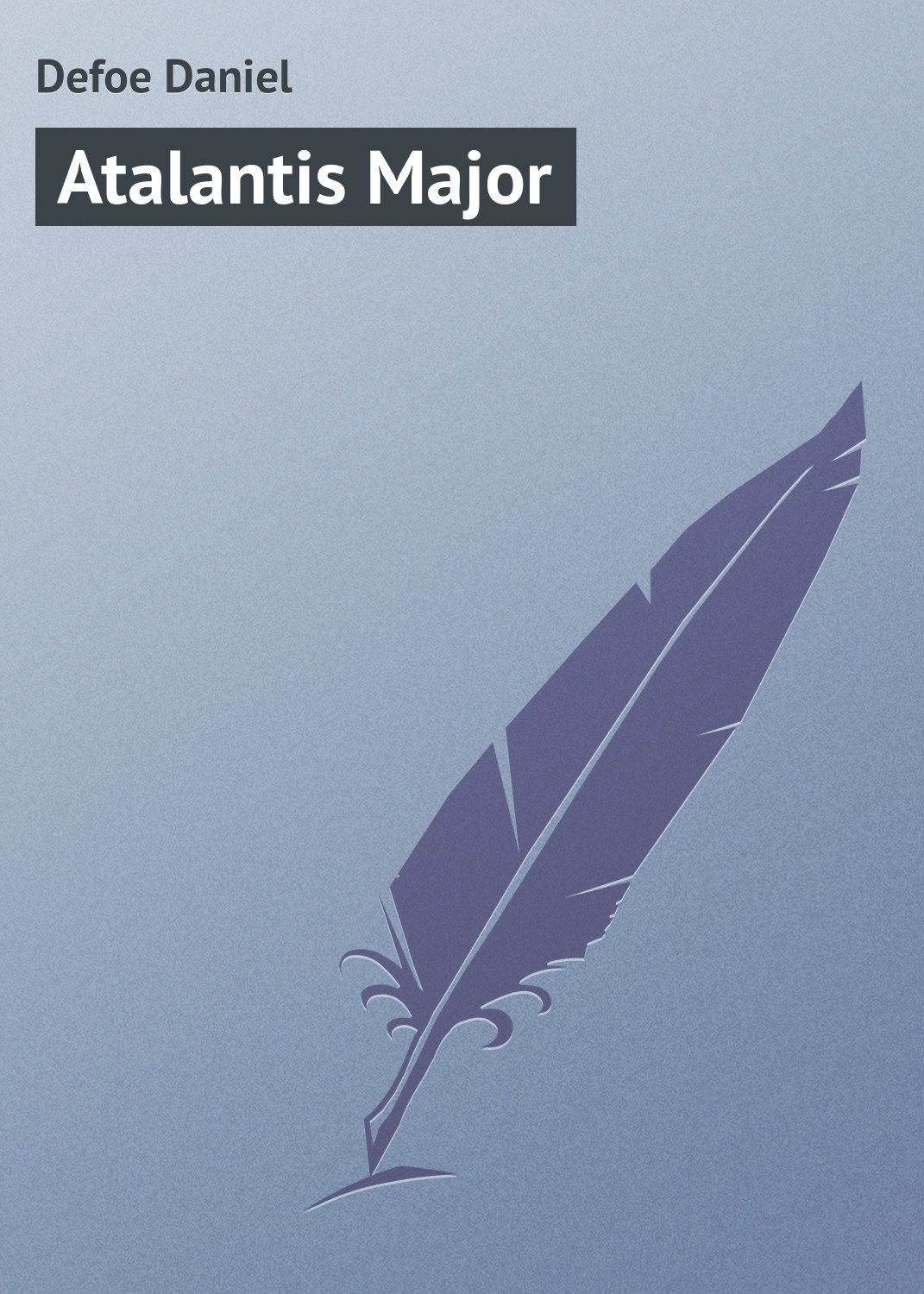 Обложка книги «Atalantis Major»