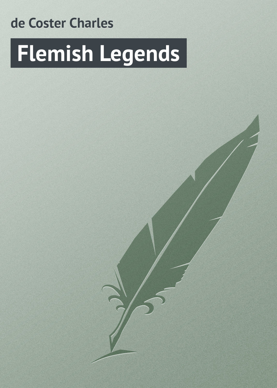 Обложка книги «Flemish Legends»