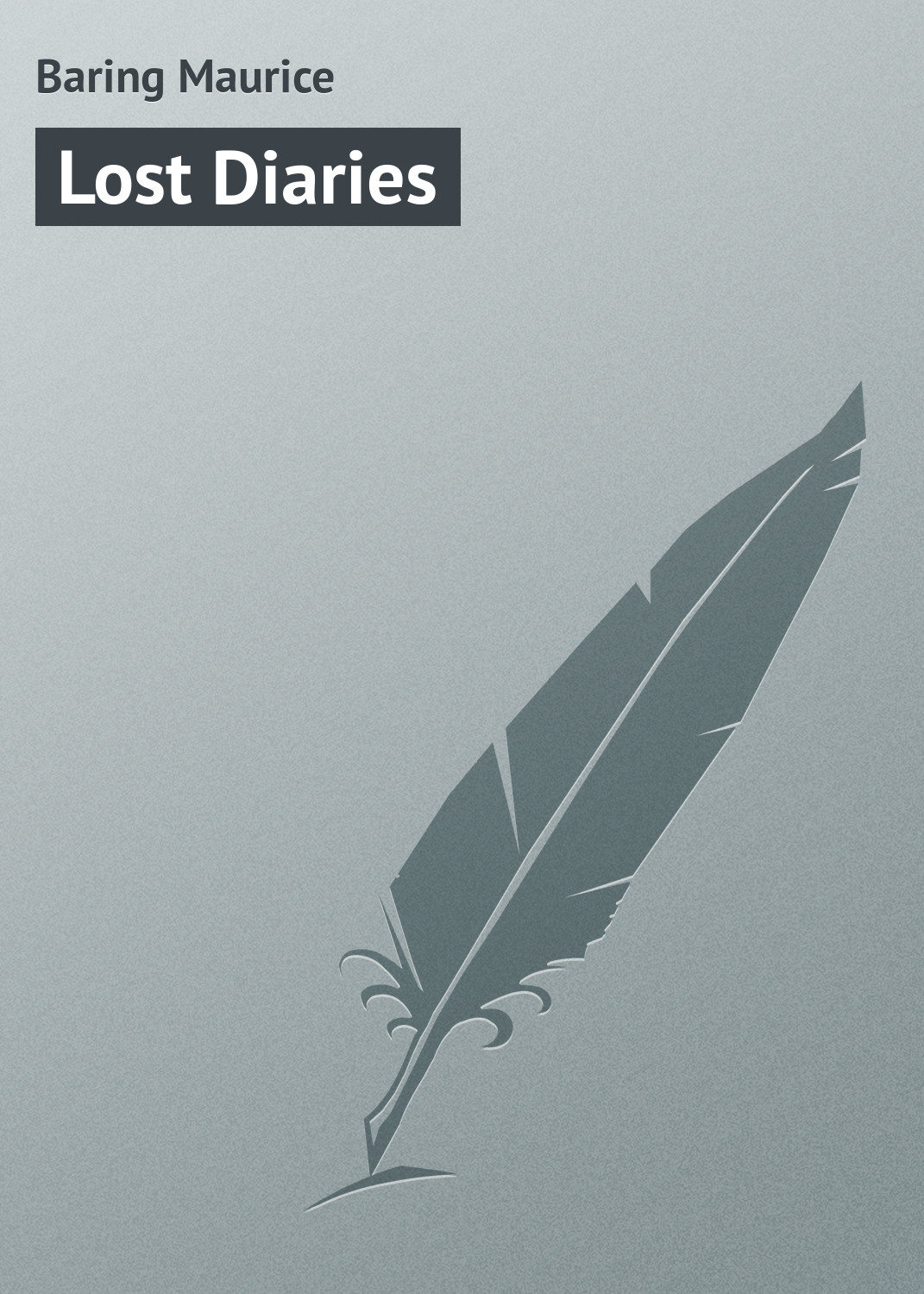 Обложка книги «Lost Diaries»