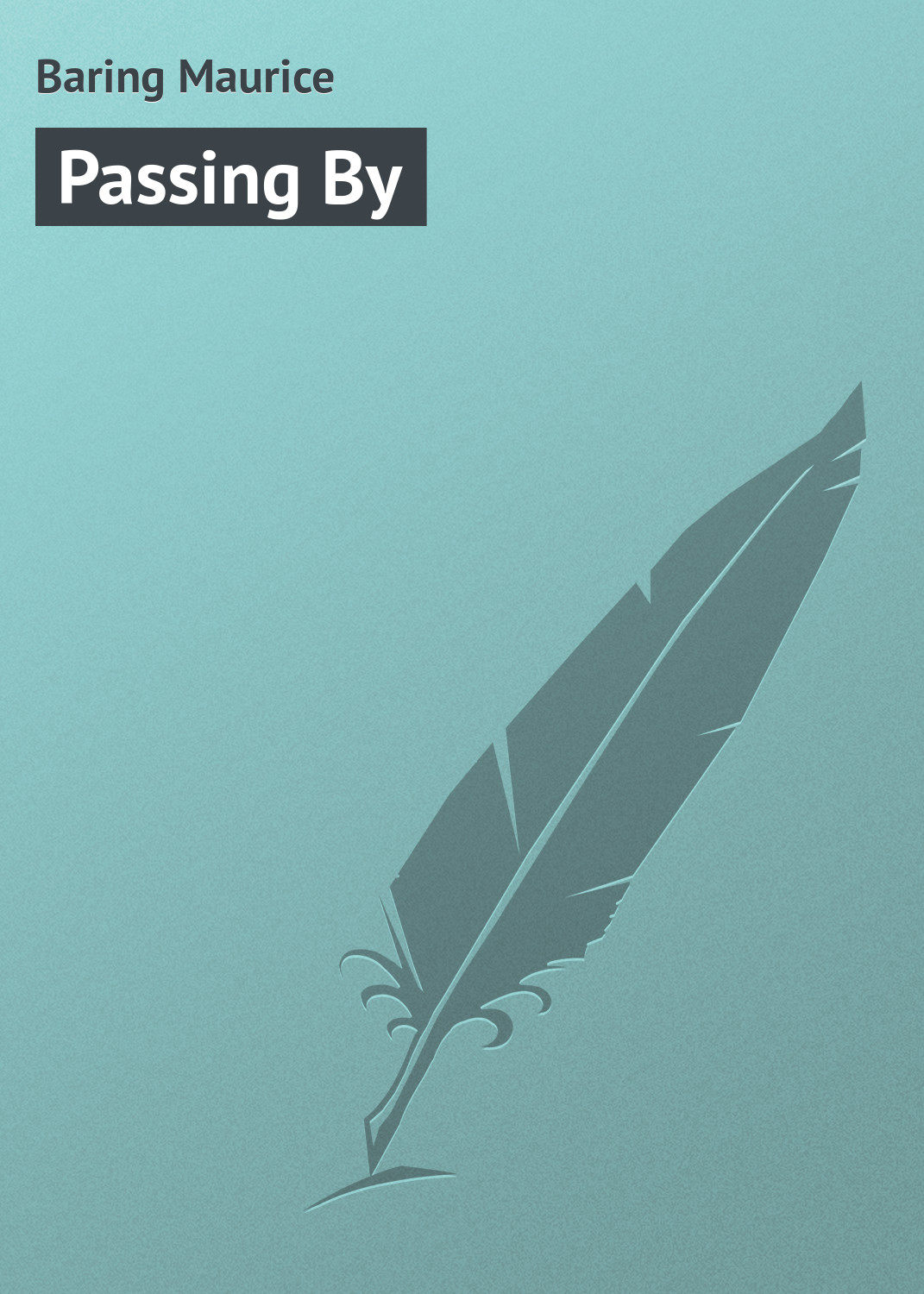Обложка книги «Passing By»