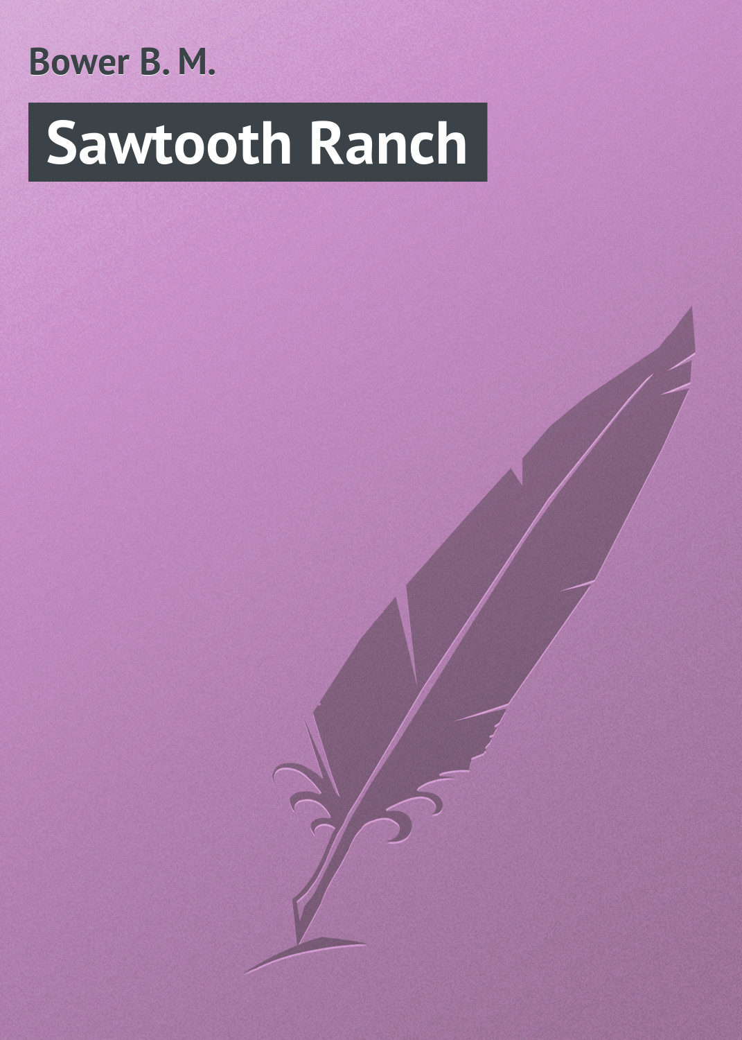 Обложка книги «Sawtooth Ranch»