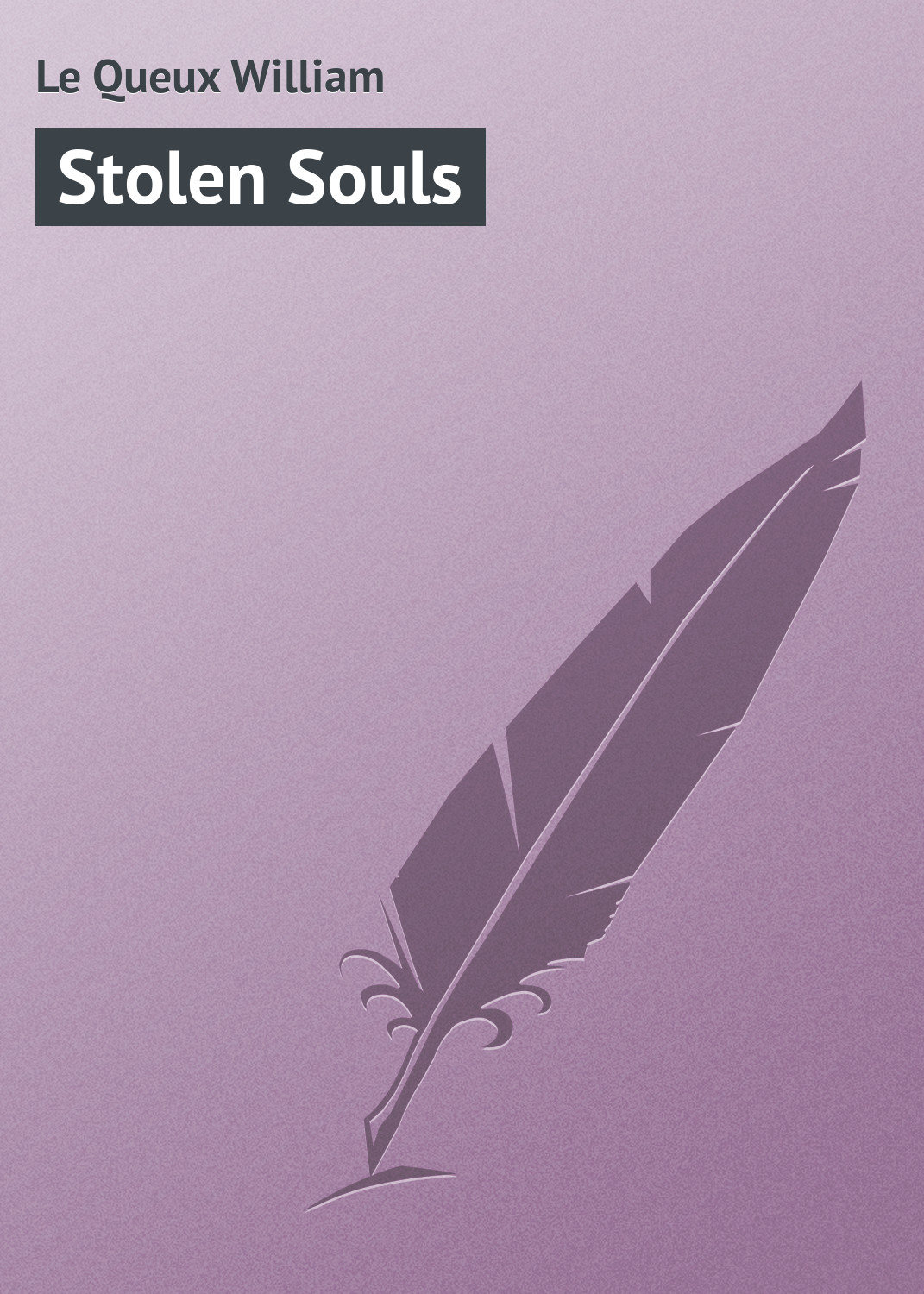 Обложка книги «Stolen Souls»