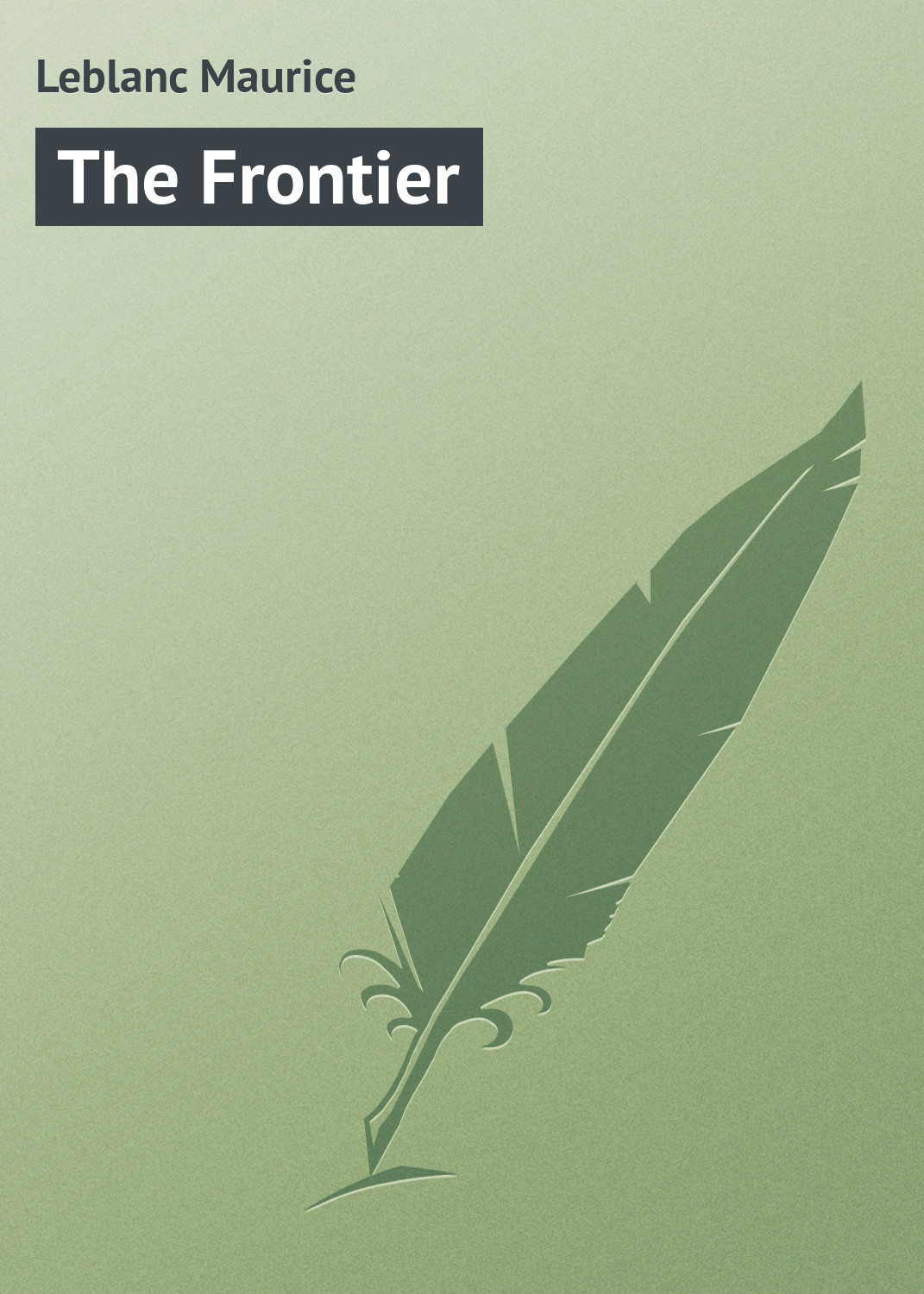 Обложка книги «The Frontier»
