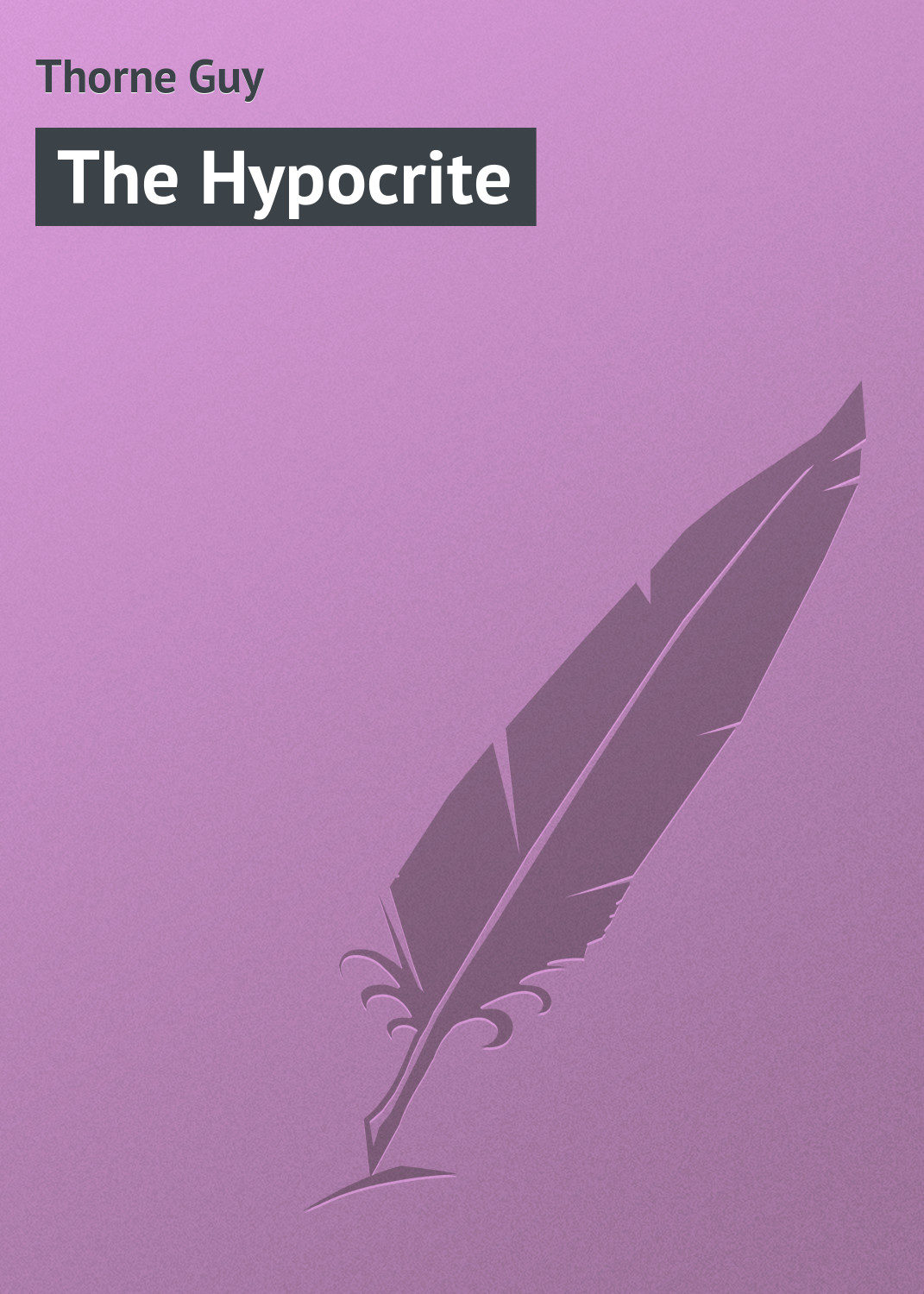 Обложка книги «The Hypocrite»