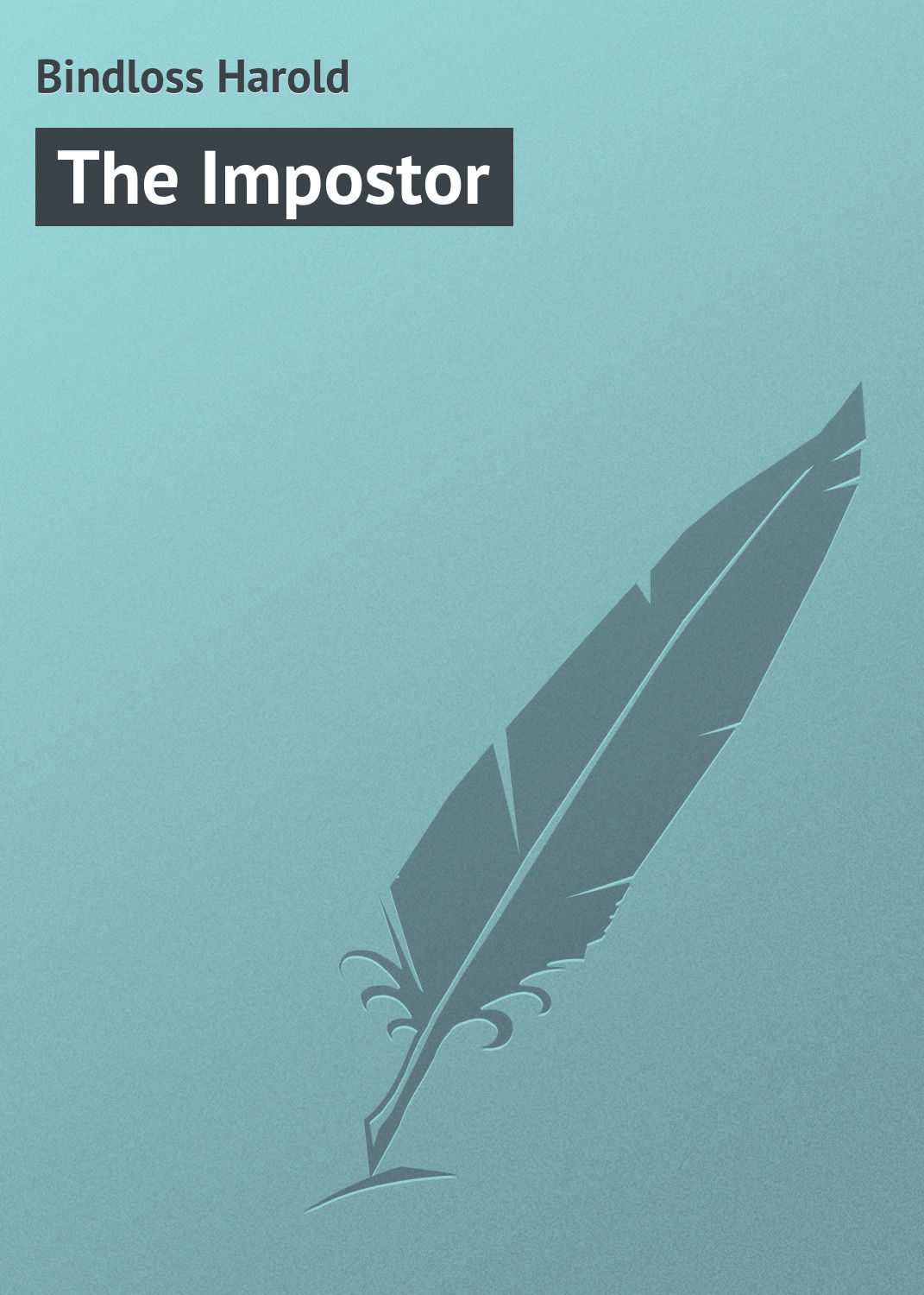 Обложка книги «The Impostor»
