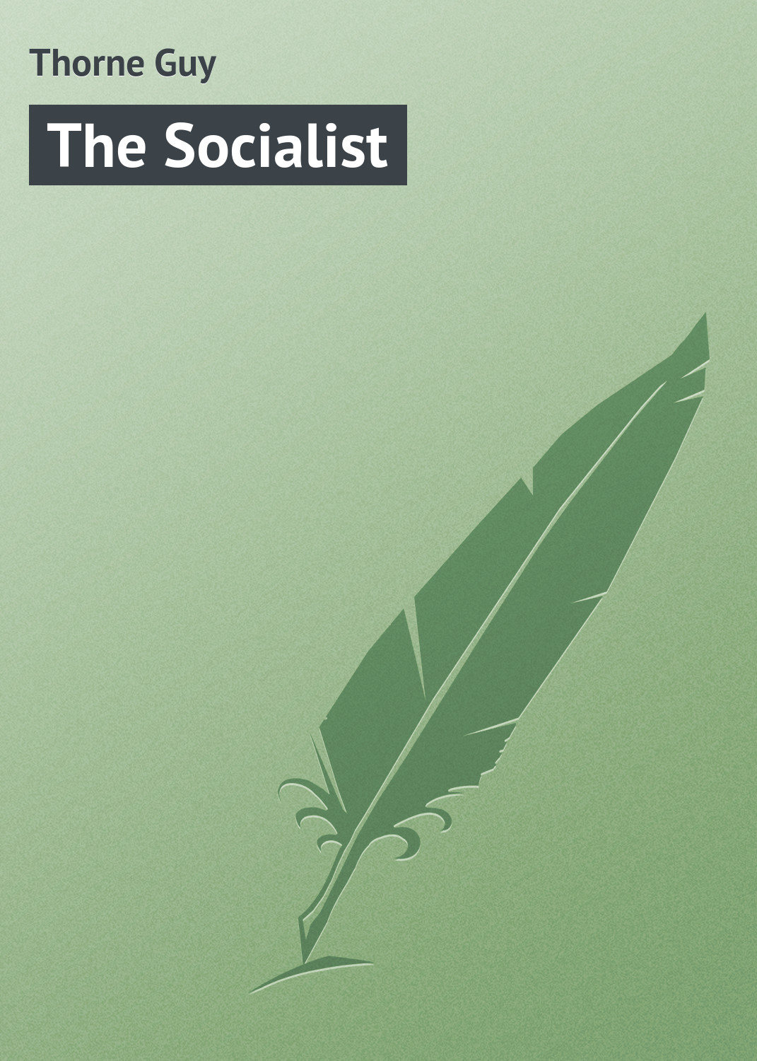 Обложка книги «The Socialist»