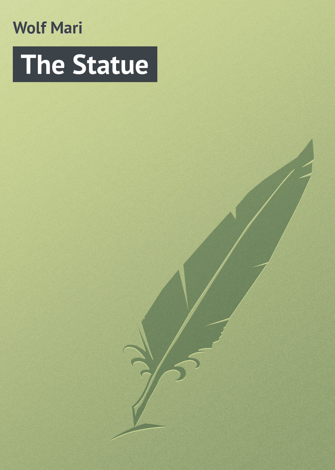 Обложка книги «The Statue»