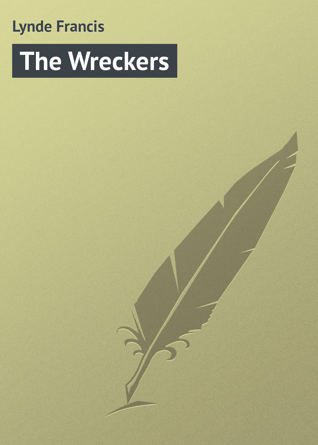 Обложка книги «The Wreckers»