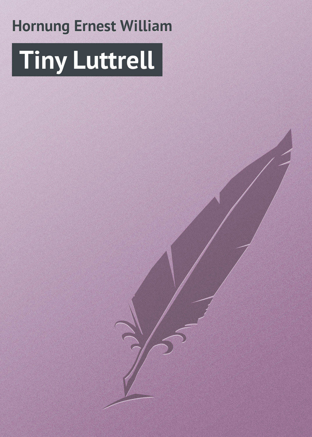 Обложка книги «Tiny Luttrell»
