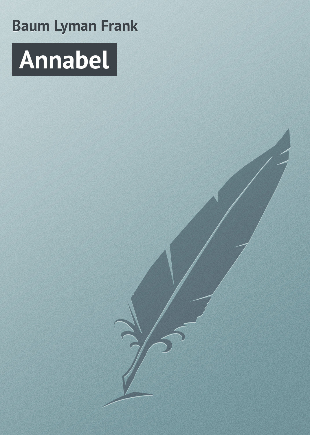 Обложка книги «Annabel»