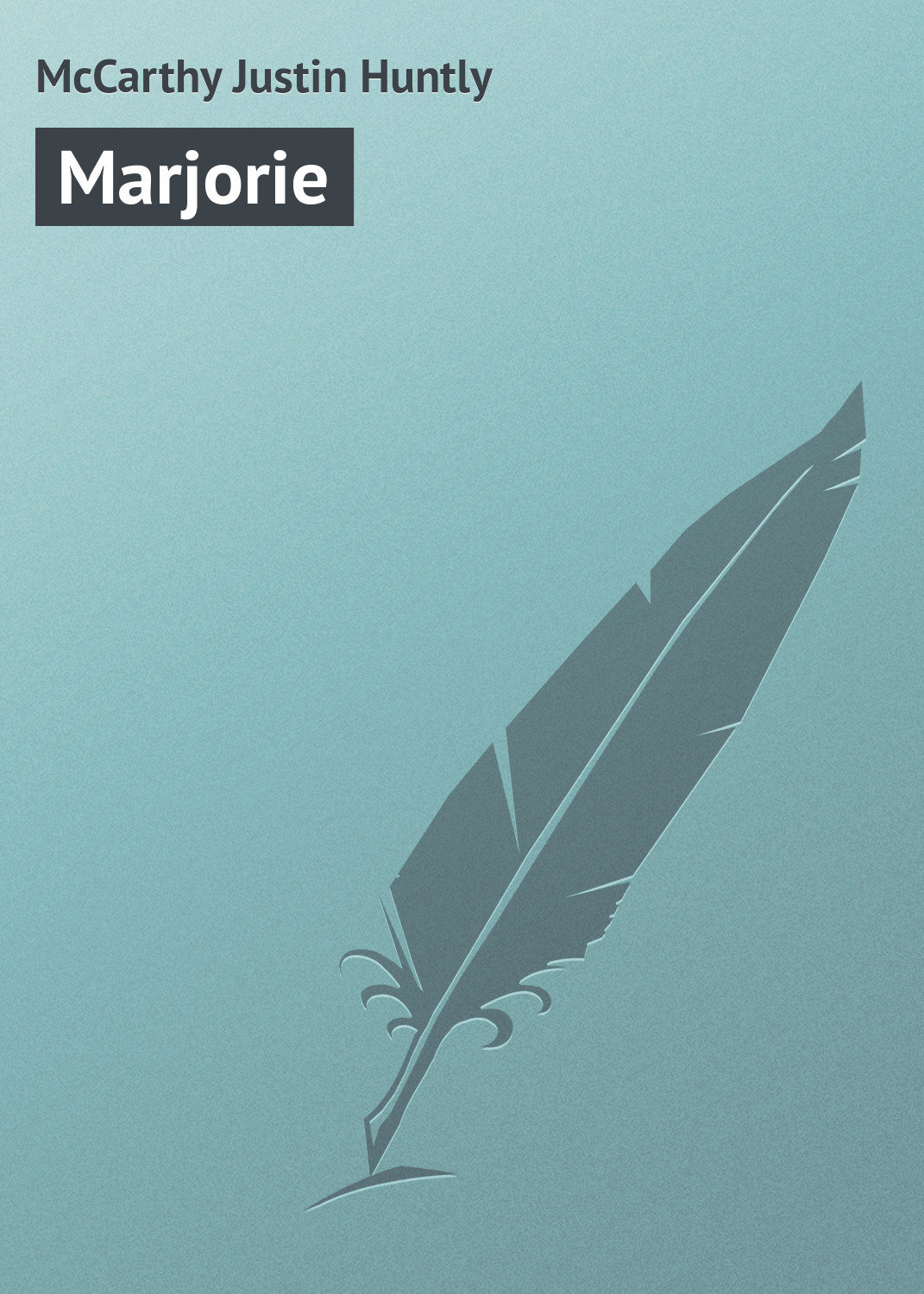 Обложка книги «Marjorie»
