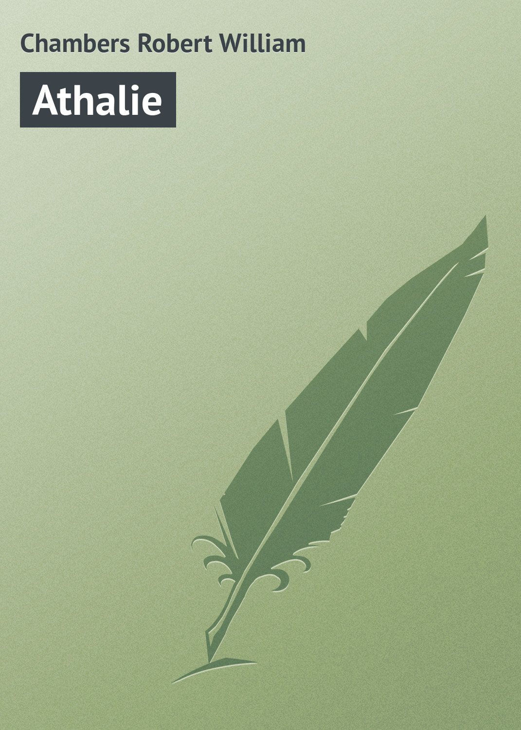 Обложка книги «Athalie»