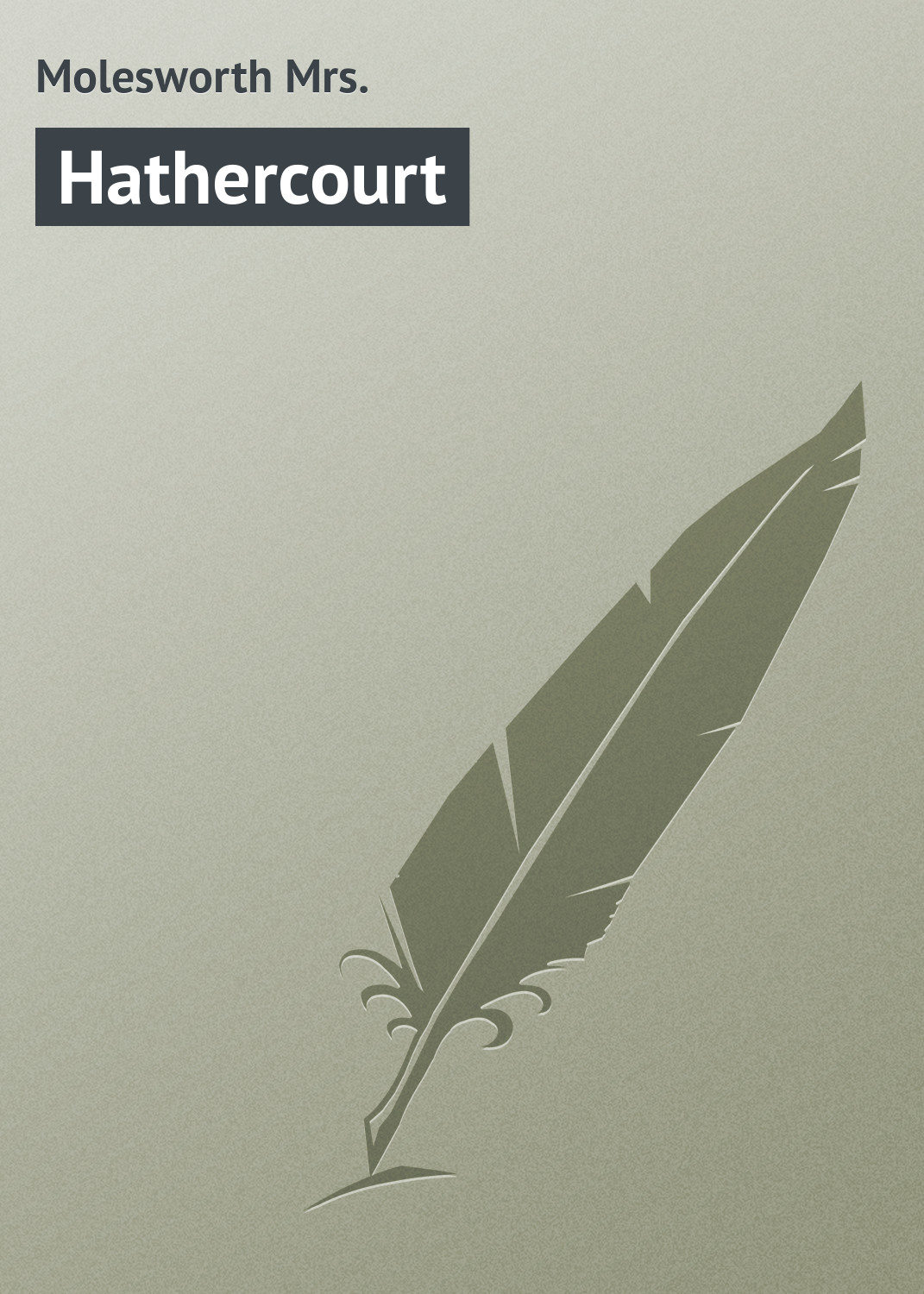 Обложка книги «Hathercourt»