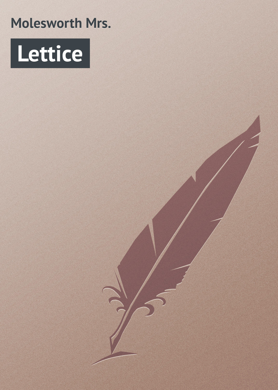 Обложка книги «Lettice»