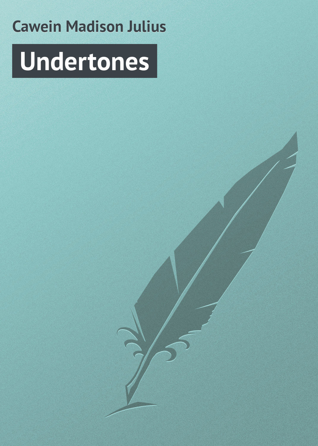 Обложка книги «Undertones»