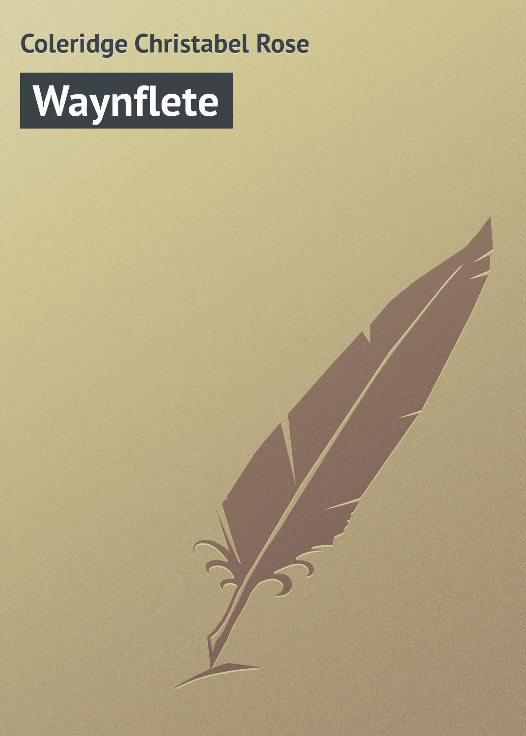 Обложка книги «Waynflete»