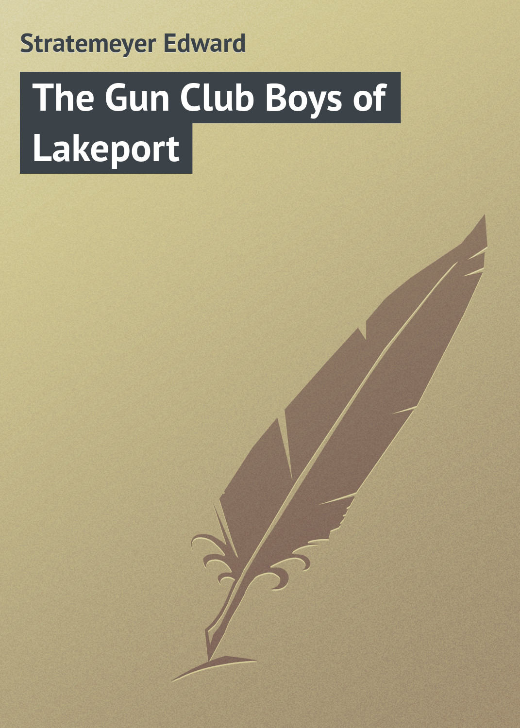 Обложка книги «The Gun Club Boys of Lakeport»