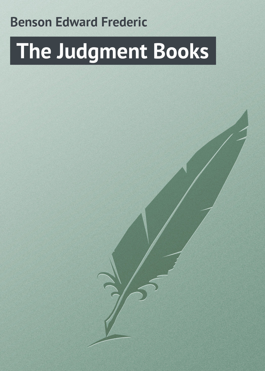 Обложка книги «The Judgment Books»