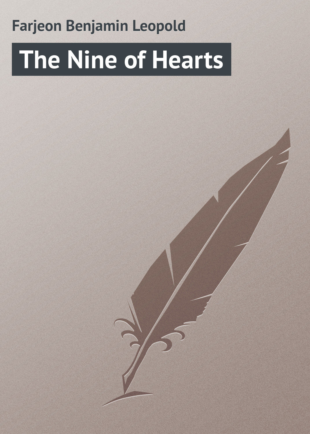 Обложка книги «The Nine of Hearts»