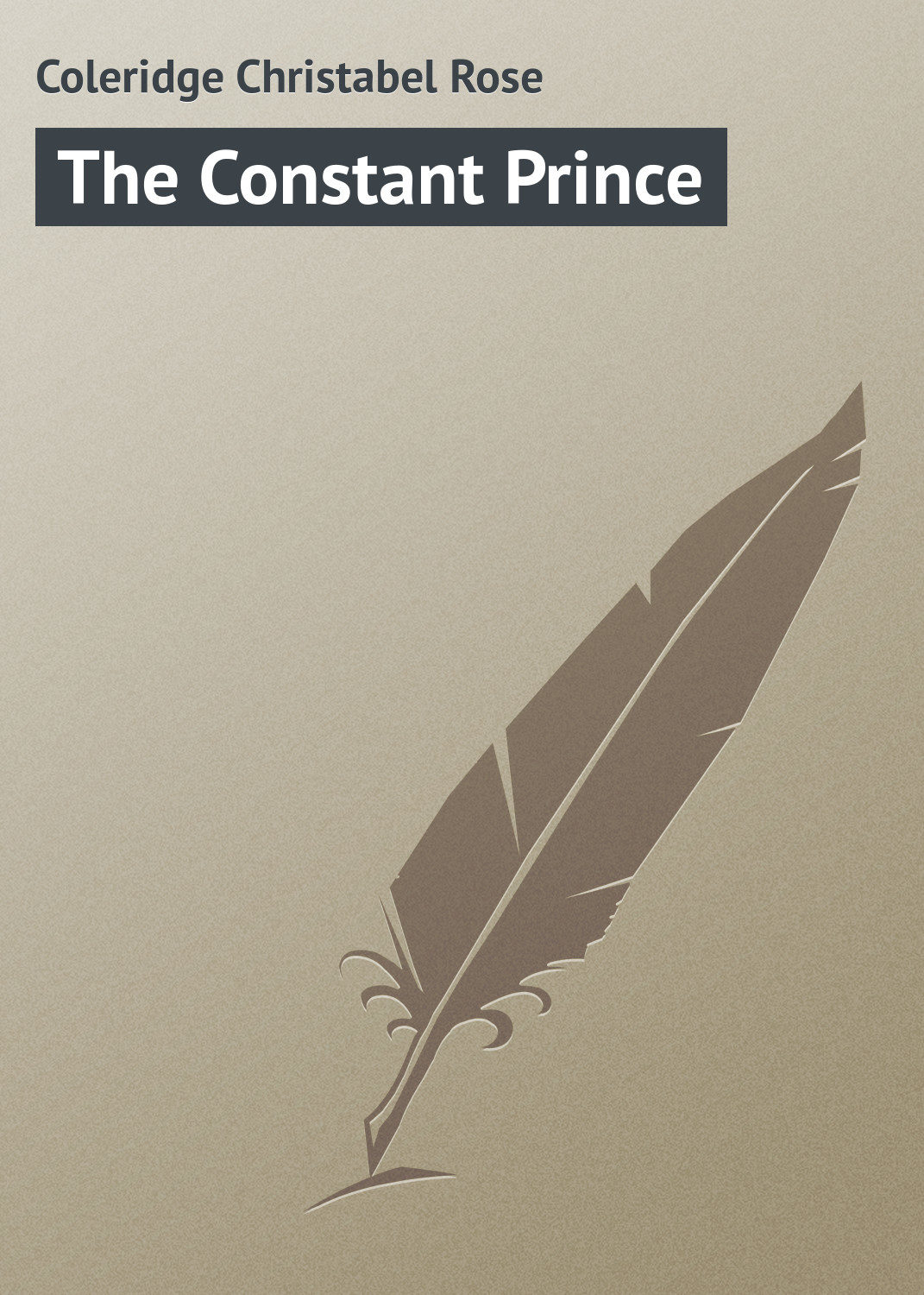 Обложка книги «The Constant Prince»