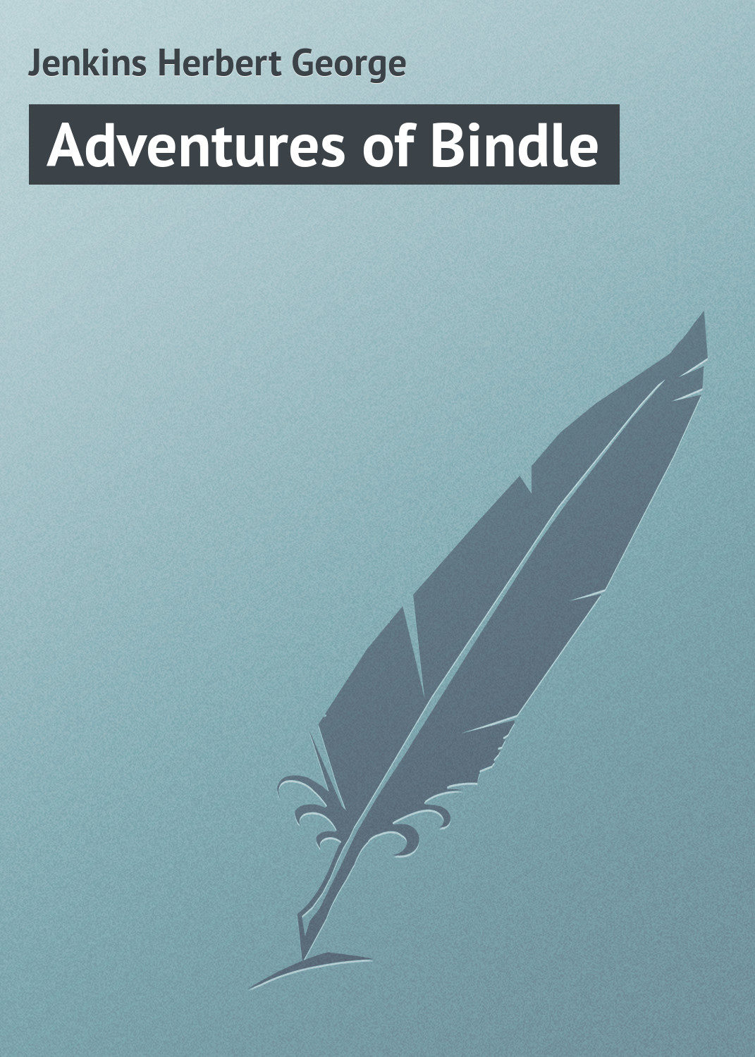 Обложка книги «Adventures of Bindle»