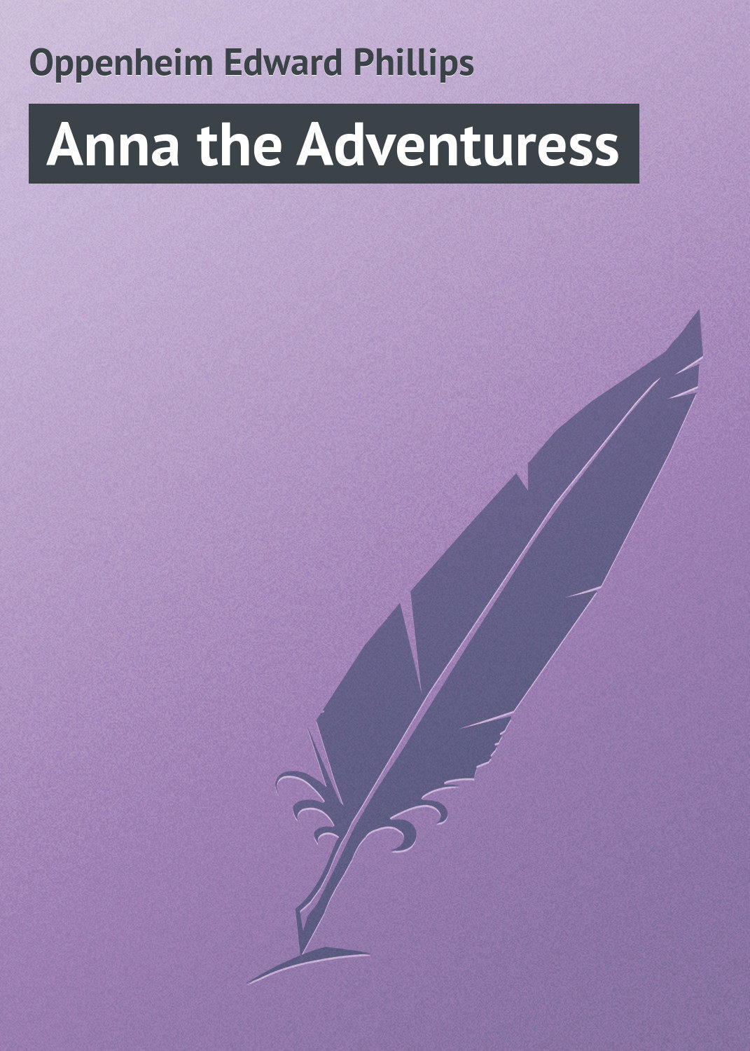 Обложка книги «Anna the Adventuress»