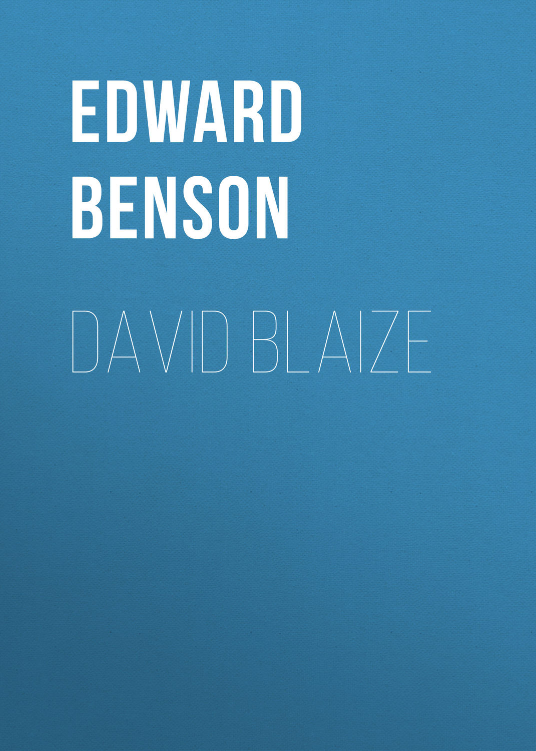 Обложка книги «David Blaize»