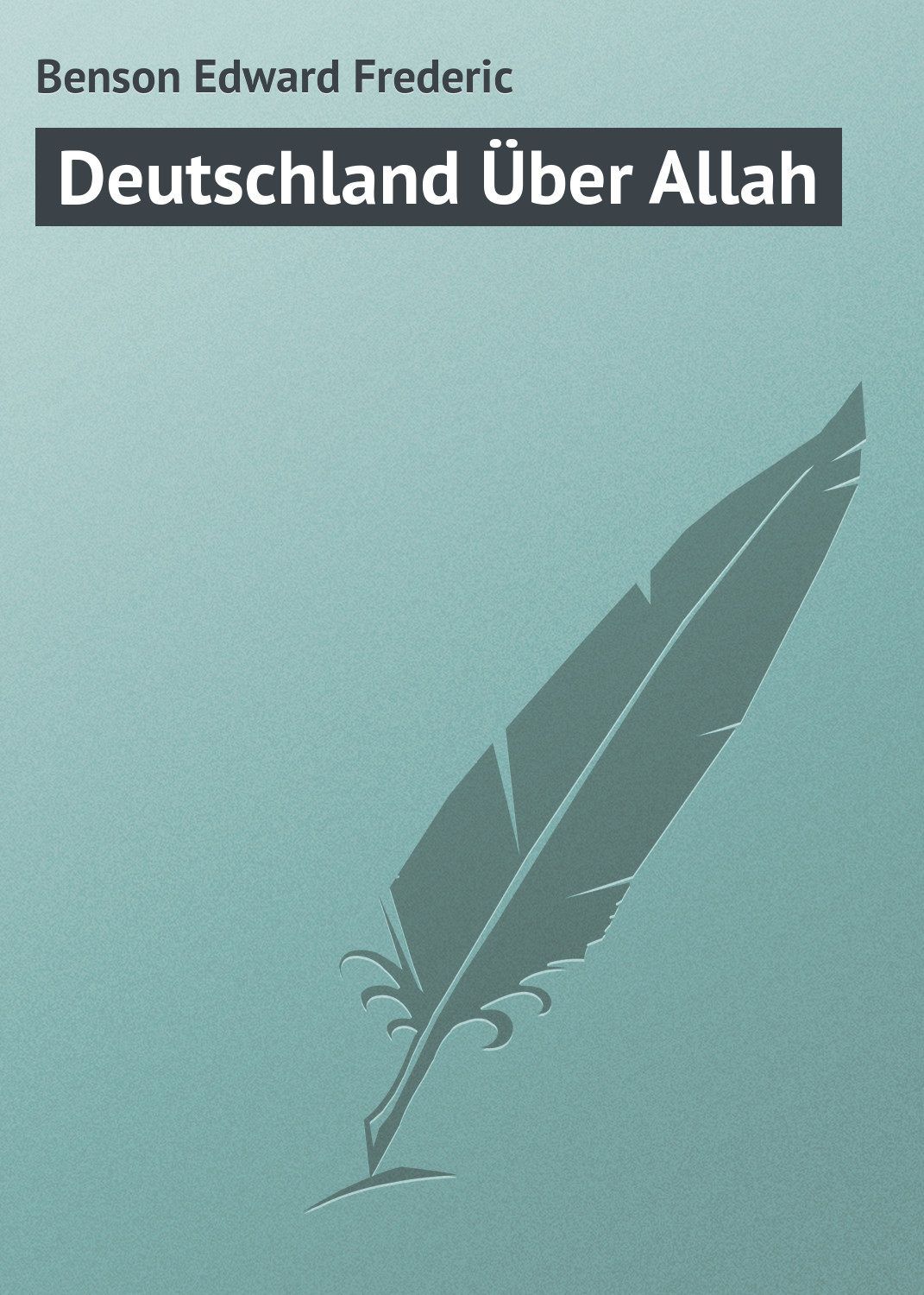 Обложка книги «Deutschland Über Allah»