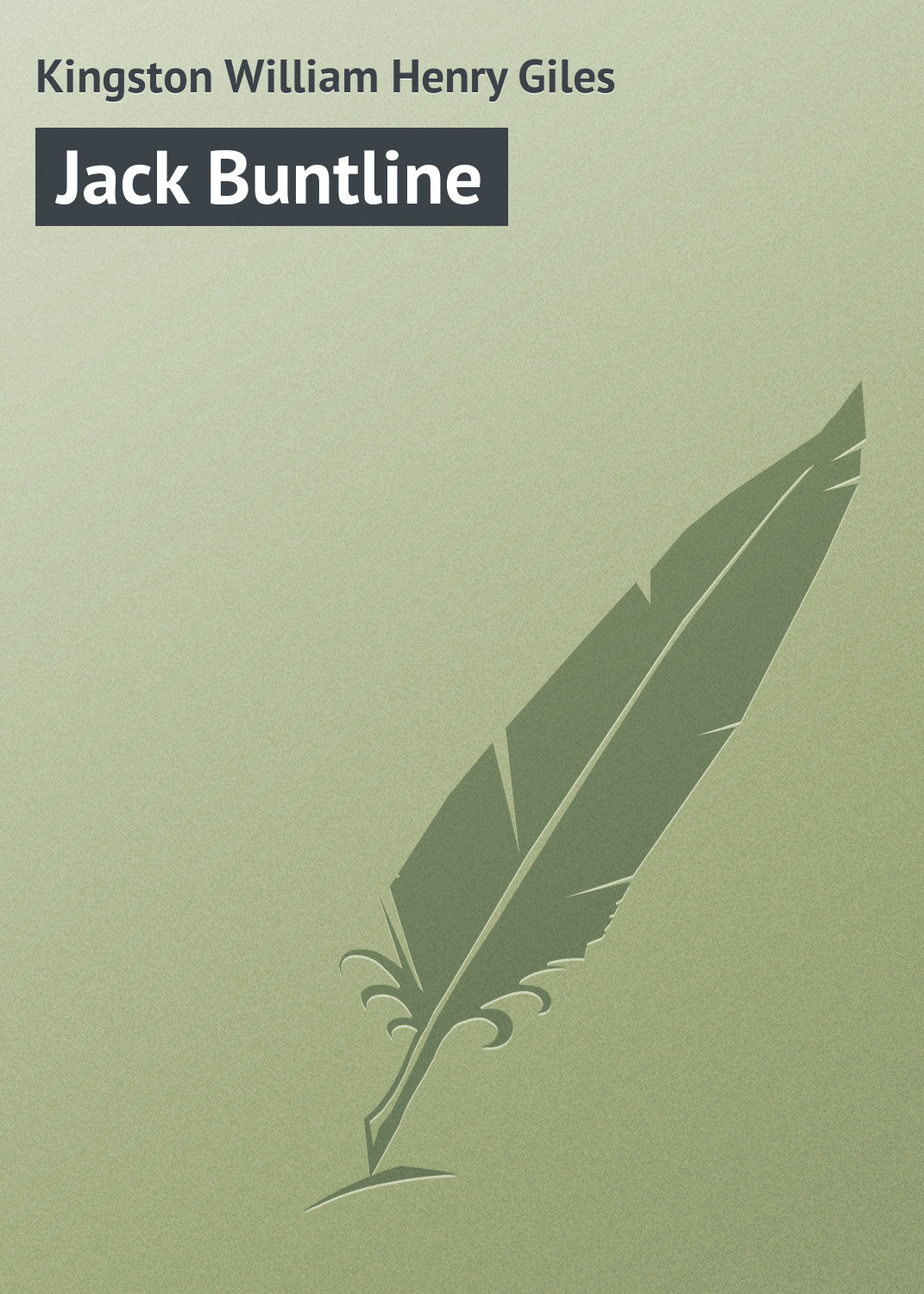 Обложка книги «Jack Buntline»